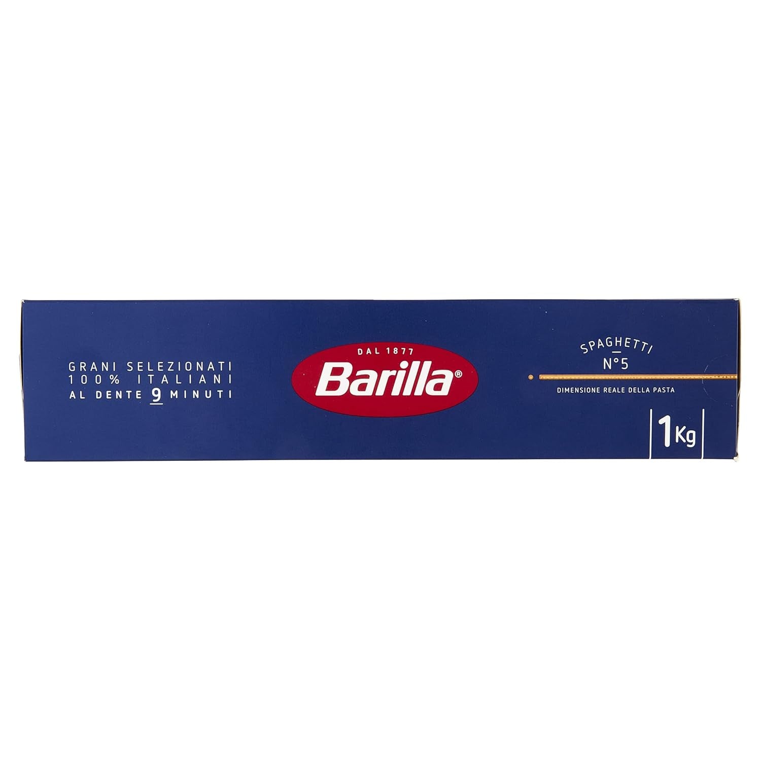 Barilla Classic Spaghetti nr 5 makaron z wysokiej jakości pszenicy durum, zawsze al dente (1 x 1 kg)
