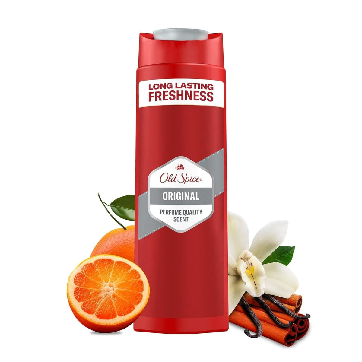 Old Spice Original 3-In-1 Gel de duș și șampon pentru bărbați, 400ml Duș și baie Naty Shop