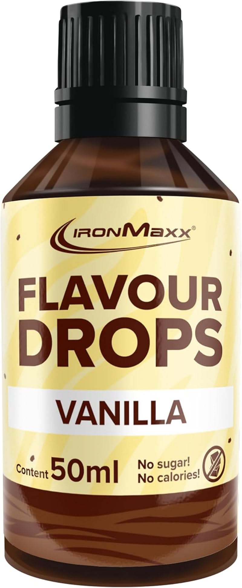 Krople o smaku Ironmaxx - Bez kalorii i bez cukru, 50 ml Flavours Naty Shop Vanilla