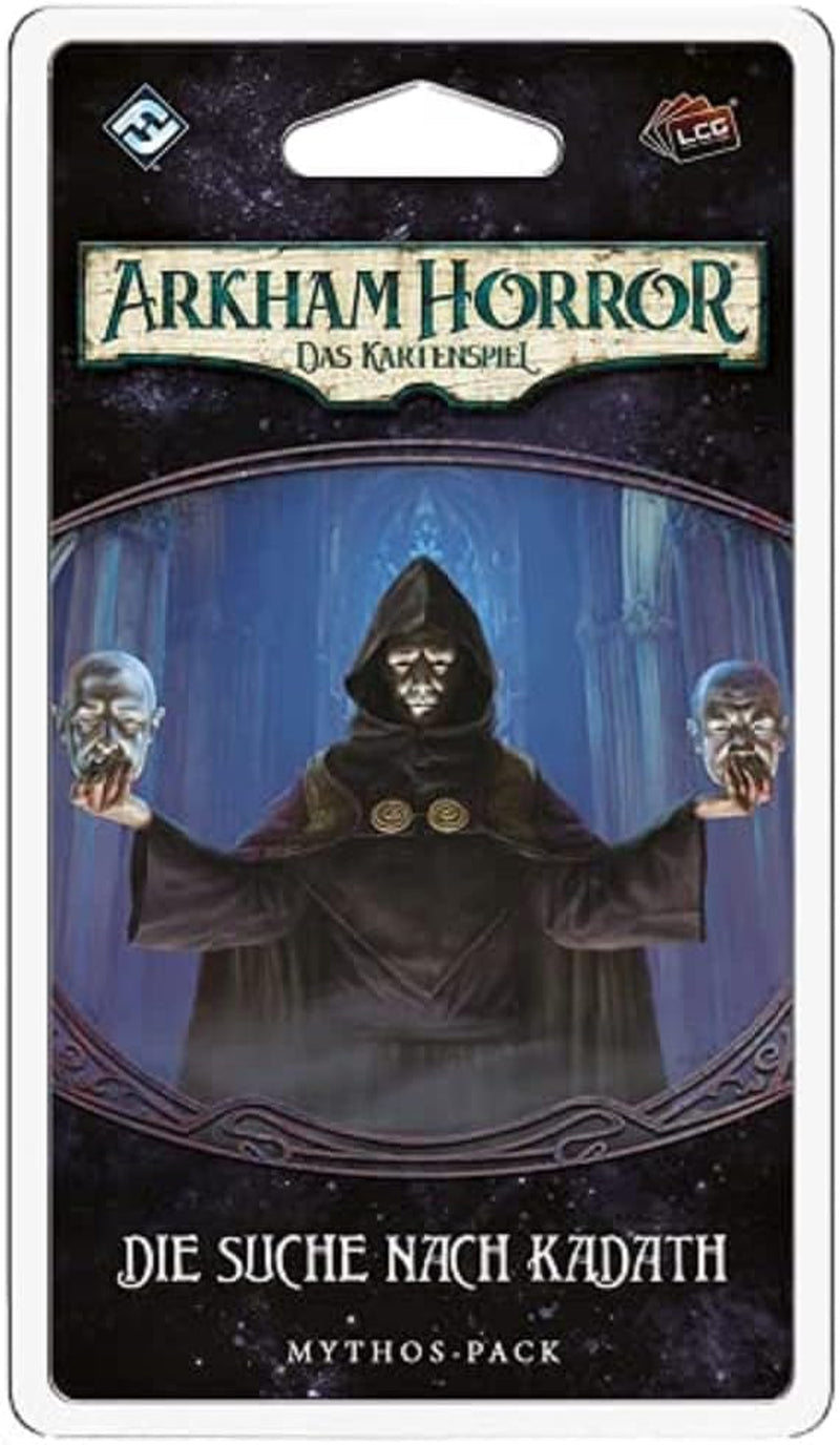 Gry o lotach fantasy, Horror w Arkham: LCG, Gra podstawowa, Gra ekspercka, Gra karciana, 1–4 graczy, Wiek 14+, 45+ minut, Niemiecki, Wielokolorowy, Kolorowy
