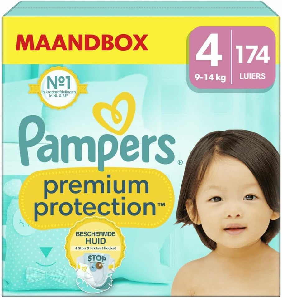 Pampers Premium Protection Rozmiar 6, 144 pieluszki, 13 kg-18 kg, nasza nr 1 ochrona skóry i wycieki