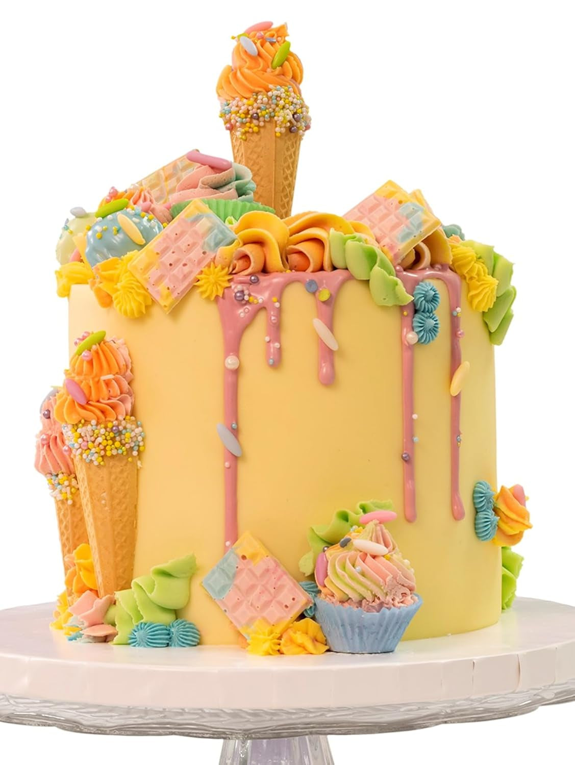 Colorant alimentar pe bază de ulei Sugarflair Pastel Mixer, alb - Colorant alimentar pentru ciocolată, cremă de unt, pastă de zahăr și toate ingredientele alimentare liposolubile - 30 ml