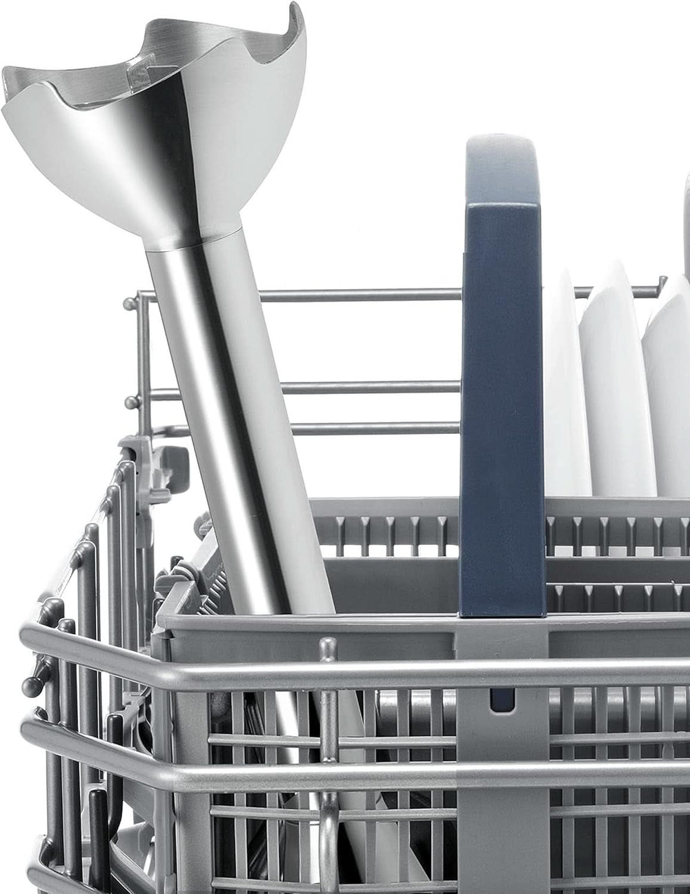 Haushaltsgeräte MSM6B500 Mikser stojący, 350 W, Silber/Weiß Kitchen Naty Shop