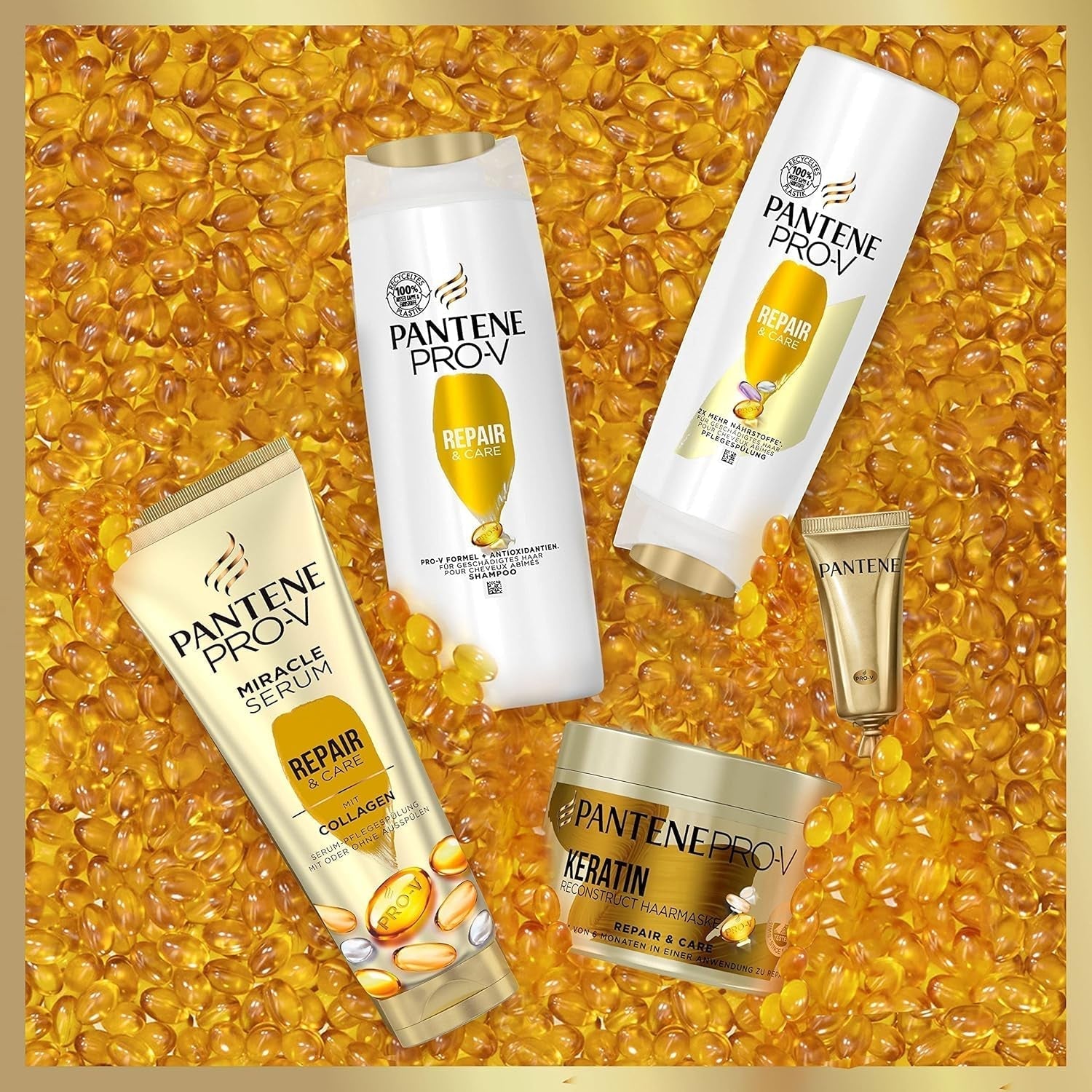 Odżywka Pantene Pro-V Repair And Care, regeneruje włosy od wewnątrz. Pantene Prysznic i Kąpiel