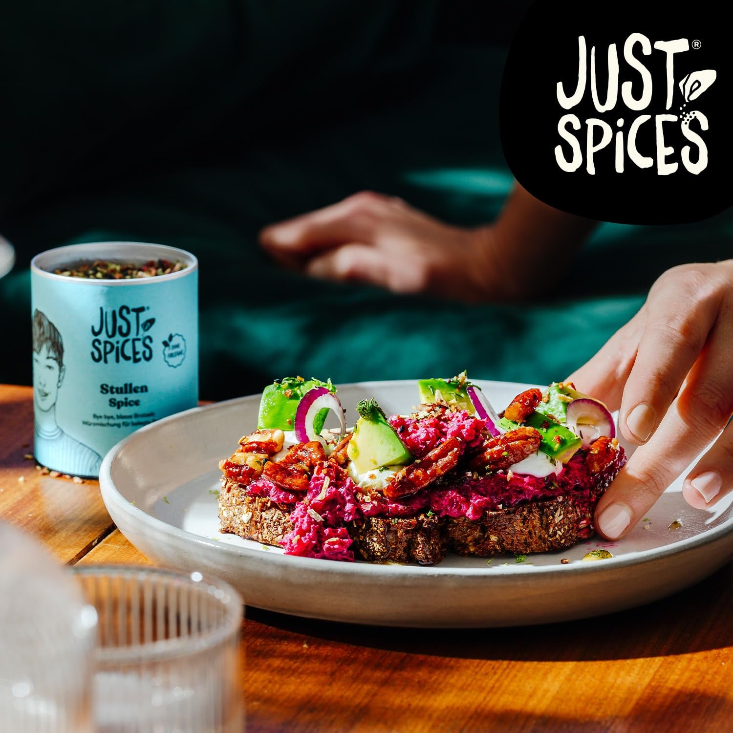 Just Spices Stullen Spice I Würze belegte Brote mit 13 leckeren Składnik w einem Gewürzmix I Gewürzdose, 50 g