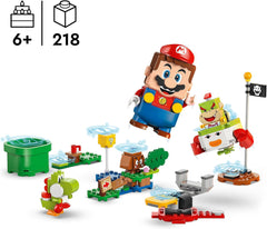 LEGO Super Mario Adventure cu Mario interactiv, set cu cărucior de clovn junior, Yoshi de jucărie, cadou Nintendo pentru băieți, fete și gameri de la 6 ani 71439 Seturi de constructie Besuche den LEGO-Store