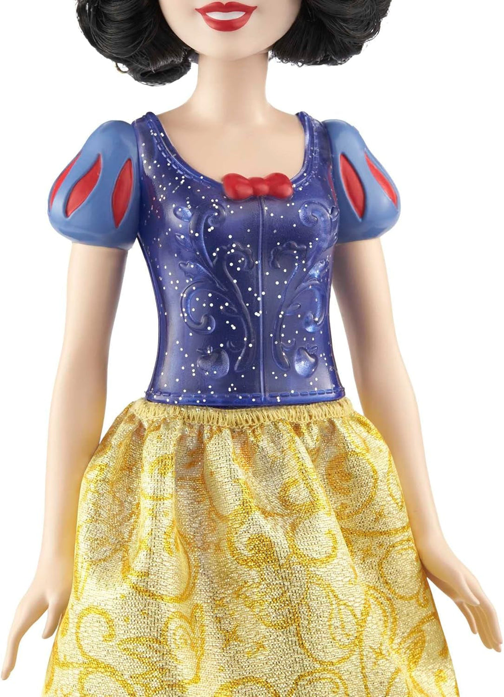 Mattel Disney Princess Zabawka Królewna Śnieżka Ruchoma lalka ze świecącymi ubraniami i akcesoriami Prezent dla dzieci inspirowany filmami Disneya HLW08 Naty Shop Dolls