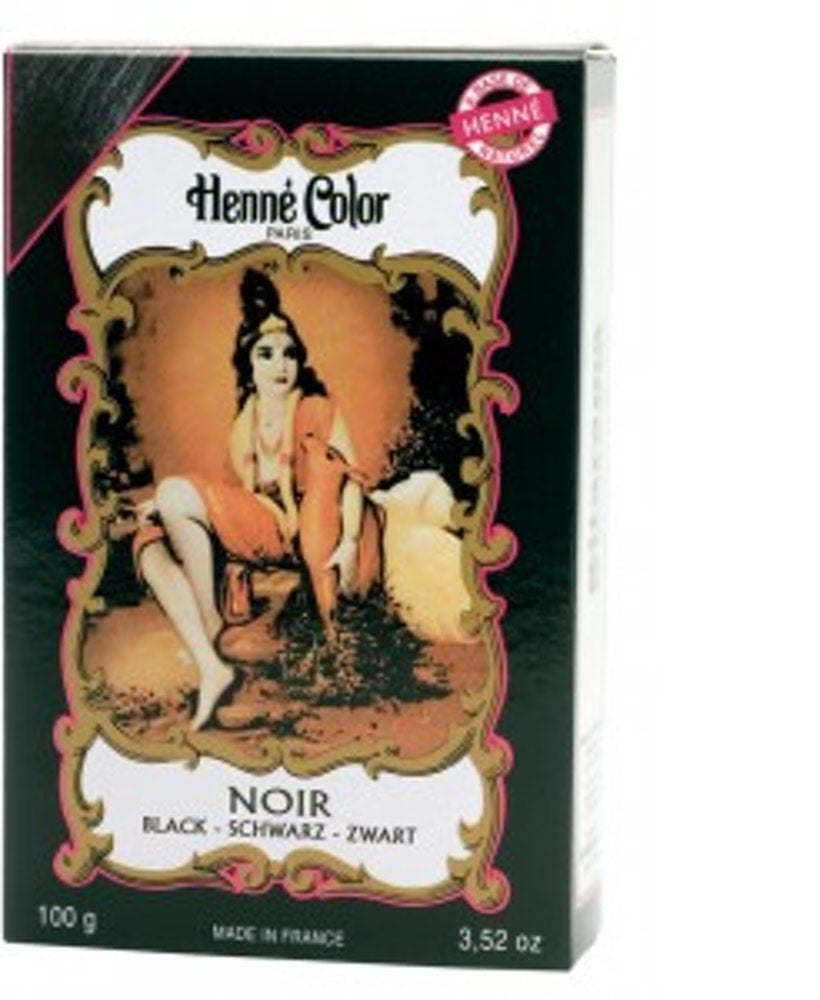Henné Colour Henna Powder Copper 100 g Vopsea pentru par Naty Shop Negru 100 G (1 pachet)