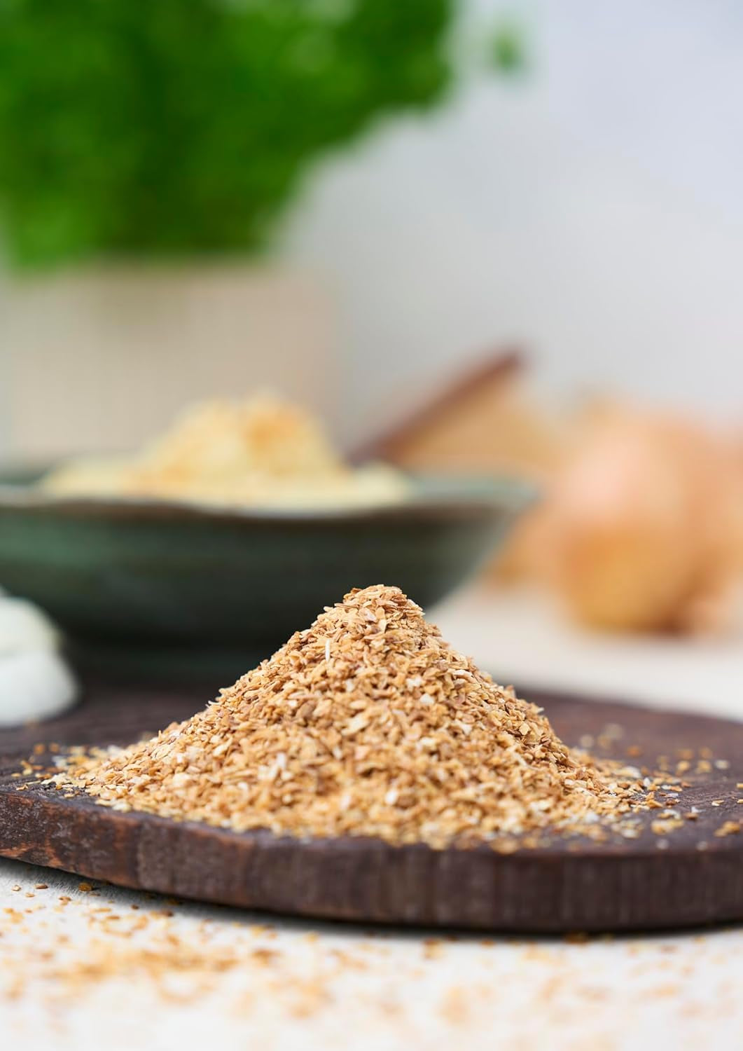 Fuchs Gewürze - Zwiebel getostat - drobno posiekany Zwiebeln für Dips, Schmorgerichte oder Hamburger - naturalne Składniki - 55 g w wiederverwendbarer, recyclebarer Dawka