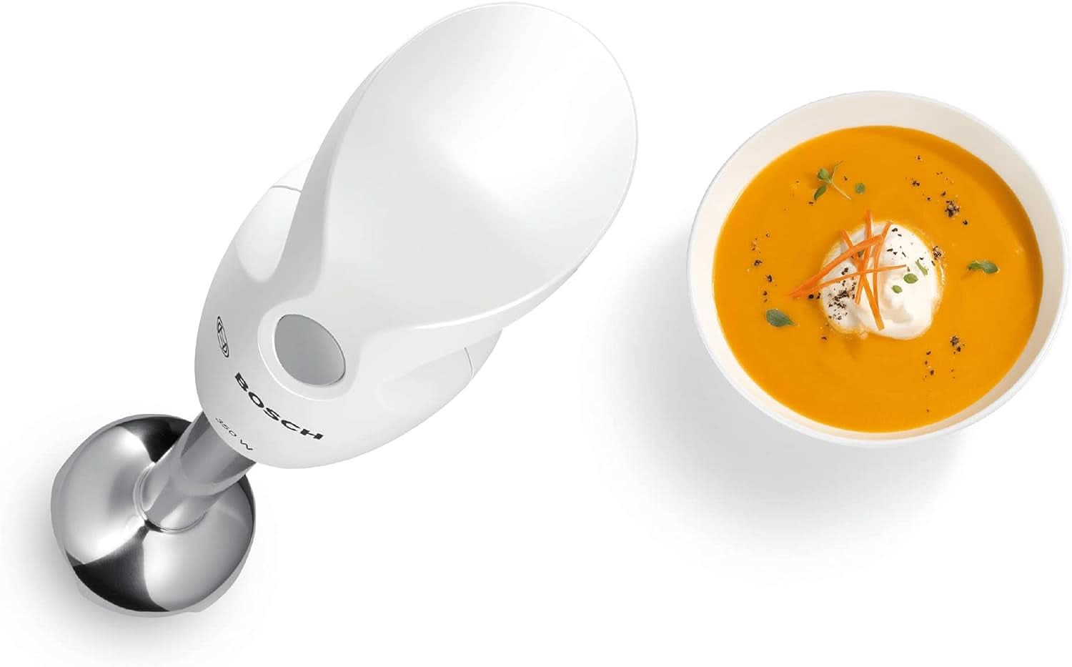 Haushaltsgeräte MSM6B500 Mikser stojący, 350 W, Silber/Weiß Kitchen Naty Shop