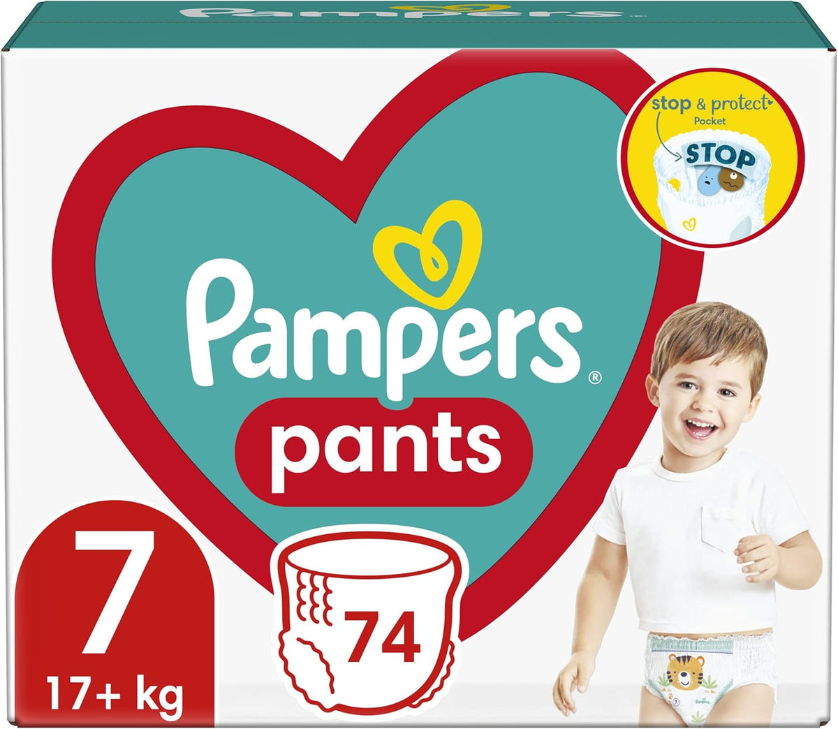 Pampers (stara wersja), spodnie chłopięce/dziewczęce 4 176 szt.