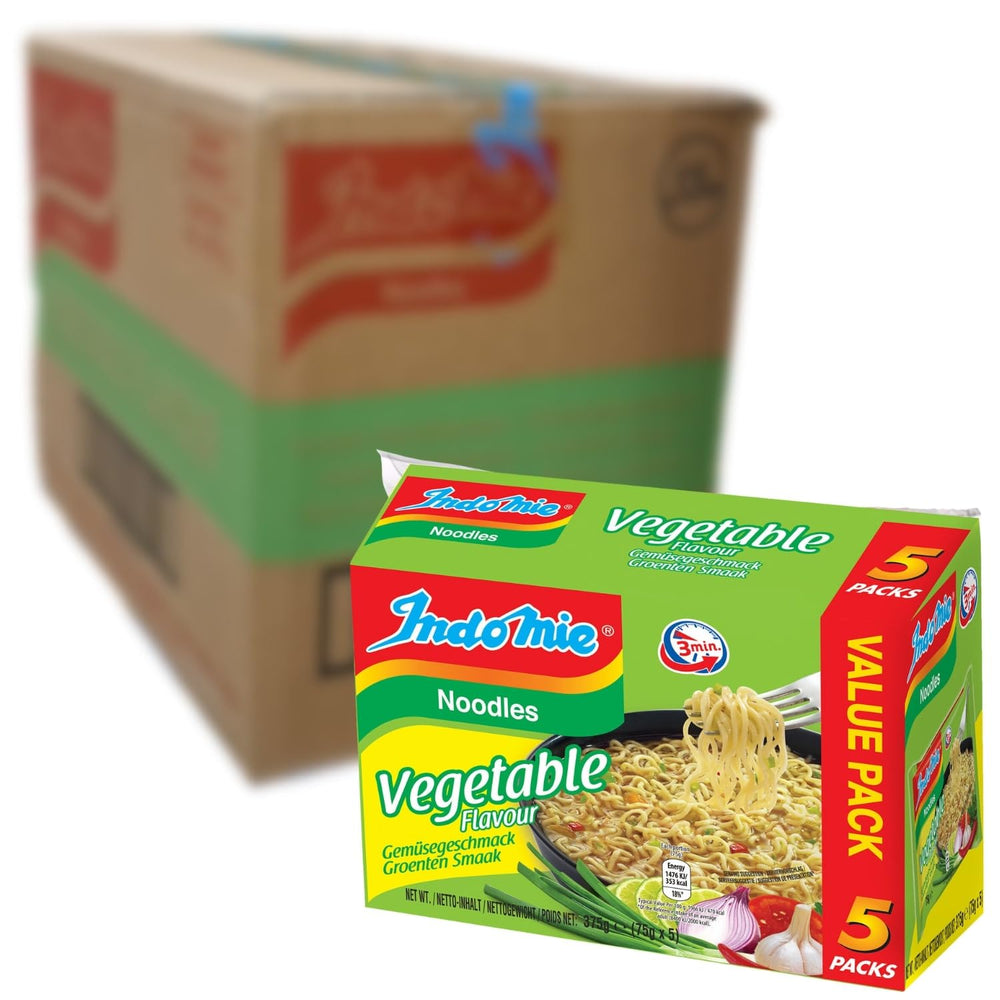 INDOMIE - Makaron błyskawiczny z krewetkami, opakowanie 5 szt. - (1 x 5 x 70 g)