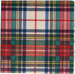 Șervețele de hârtie pentru cocktail Dress Stewart, tartan, 20 de bucăți per pachet