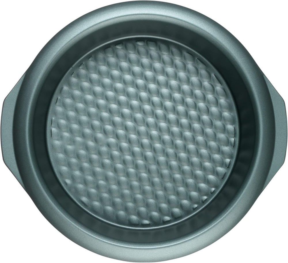 Progress BW09819G2EU7 Shimmer Kollektion, Runde Backform Aus Kohlenstoffstahl Mit Antihaftbeschichtung, Ideal Für Pies, Kuchen, Torten Und Quiches, 28 cm, Grün Formy i blachy do pieczenia Naty Shop 28Cm Runde Pfanne