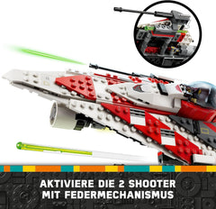 LEGO Star Wars Jedi Bobs Sternjäger, Bauspielzeug, Spielzeug-Sternenschiff Steinen, beliebter Charakter, Geburtstagsgeschenk für Jungen, Mädchen und alle Fans ab 8 Jahren 75388
