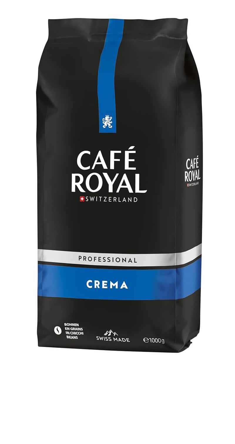 Café Royal Professional Line Crema – Kaffeebohnen für Vollautomaten, harmonisch, mittlere Röstung, Intensität 3/5, 1 kg