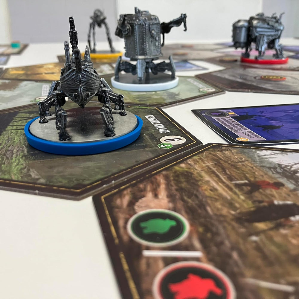 Gra planszowa Feuerland Spiele 31025 Wyprawy, kolory ziemi