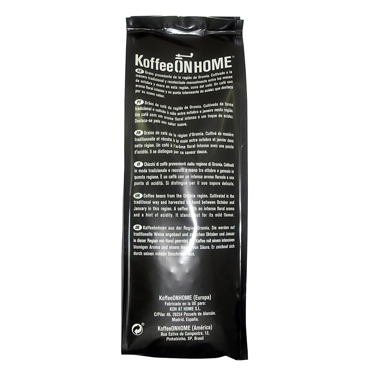 Äthiopien Arabica Kaffeebohnen – Natürliche Röstung – Premium 100 % Arabica – 500 g – Frischer Kaffee von höchster Qualität – ideal für Espresso oder Filter