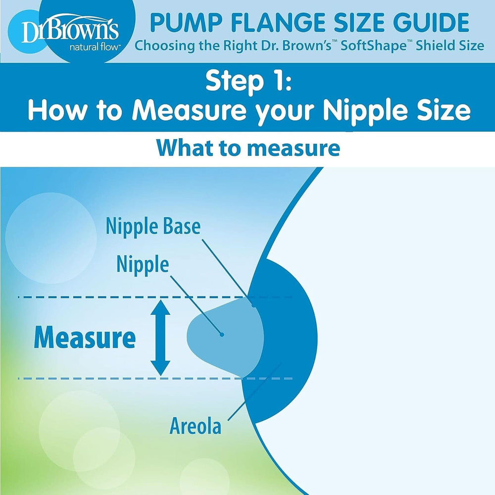 Pompă manuală de sân cu protecție 100% silicon Softshape (B, flanșă de 25 mm) și opțiuni anti-colici + biberon cu gură largă de 150 ml cu tetina cu flux lent de nivel 1 Accesorii Hrana si Alaptare Bebe Naty Shop