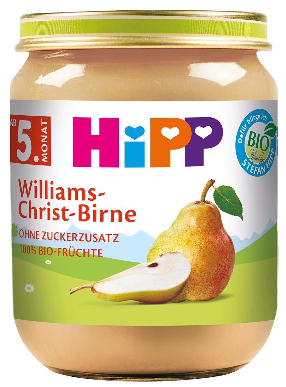 Gruszki HiPP Williams Christ, opakowanie 6 szt. (6 x 125 g)