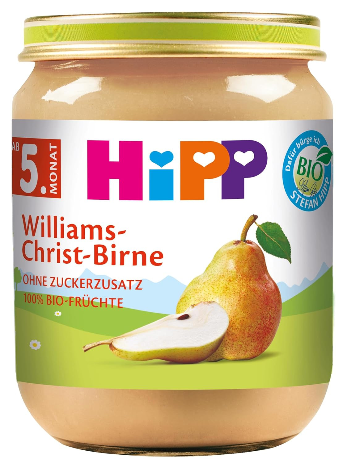 Gruszki HiPP Williams Christ, opakowanie 6 szt. (6 x 125 g)