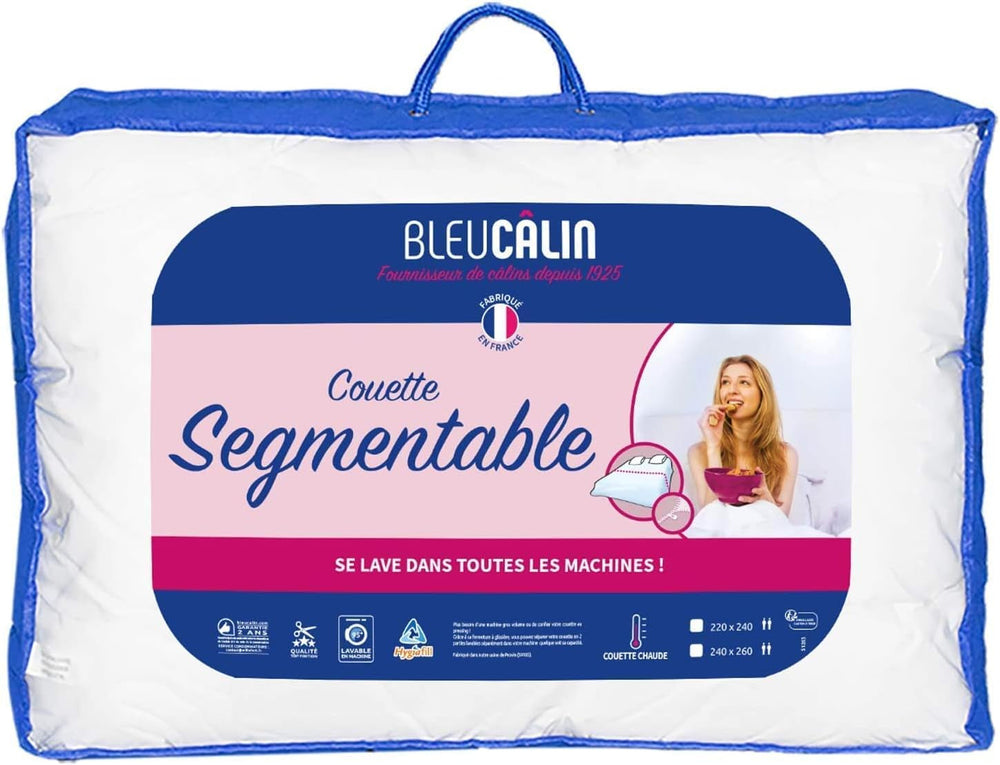 KSGB402460 Pat matlasat pentru 2 persoane, ușor lavabil, alb, 220X240 cm Plapumi si pilote Naty Shop