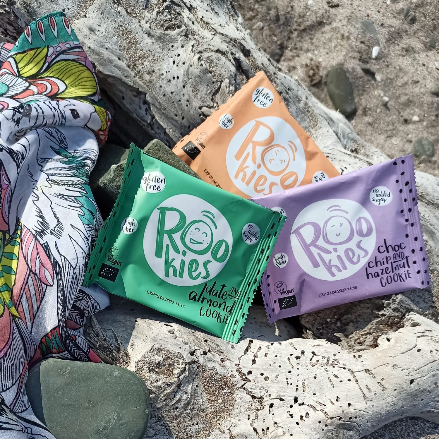 Fursecuri vegane Bett'R cu curmale și migdale, ambalate individual - 100% organice, fără gluten, fără zahăr adăugat - 18 x 40g