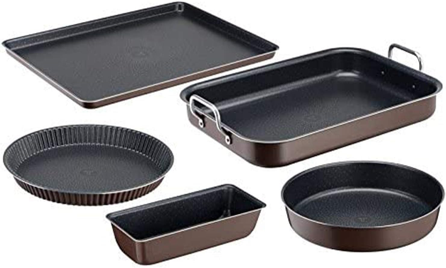 Tefal J1601502 Success Auflaufform Aluminium Schwarz 36 X 24 X 5,5 Cm Formy i blachy do pieczenia Naty Shop