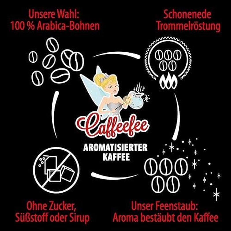 Caffeefee Belgian Waffles Bohnen, 250 g, aromatisierter Röstkaffee