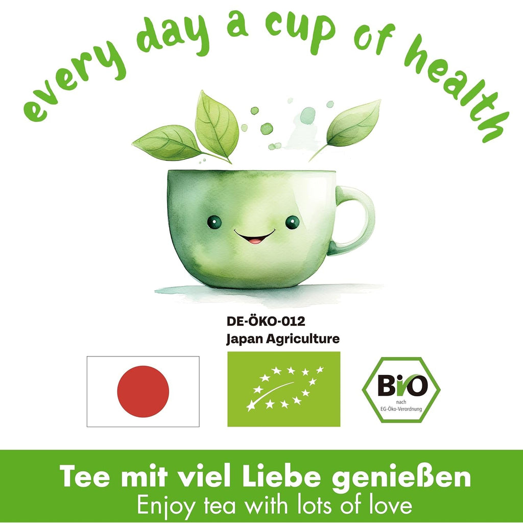 Ceai verde Sencha Goodwei organic din Japonia - Sencha autentic de calitate superioară, 250 g
