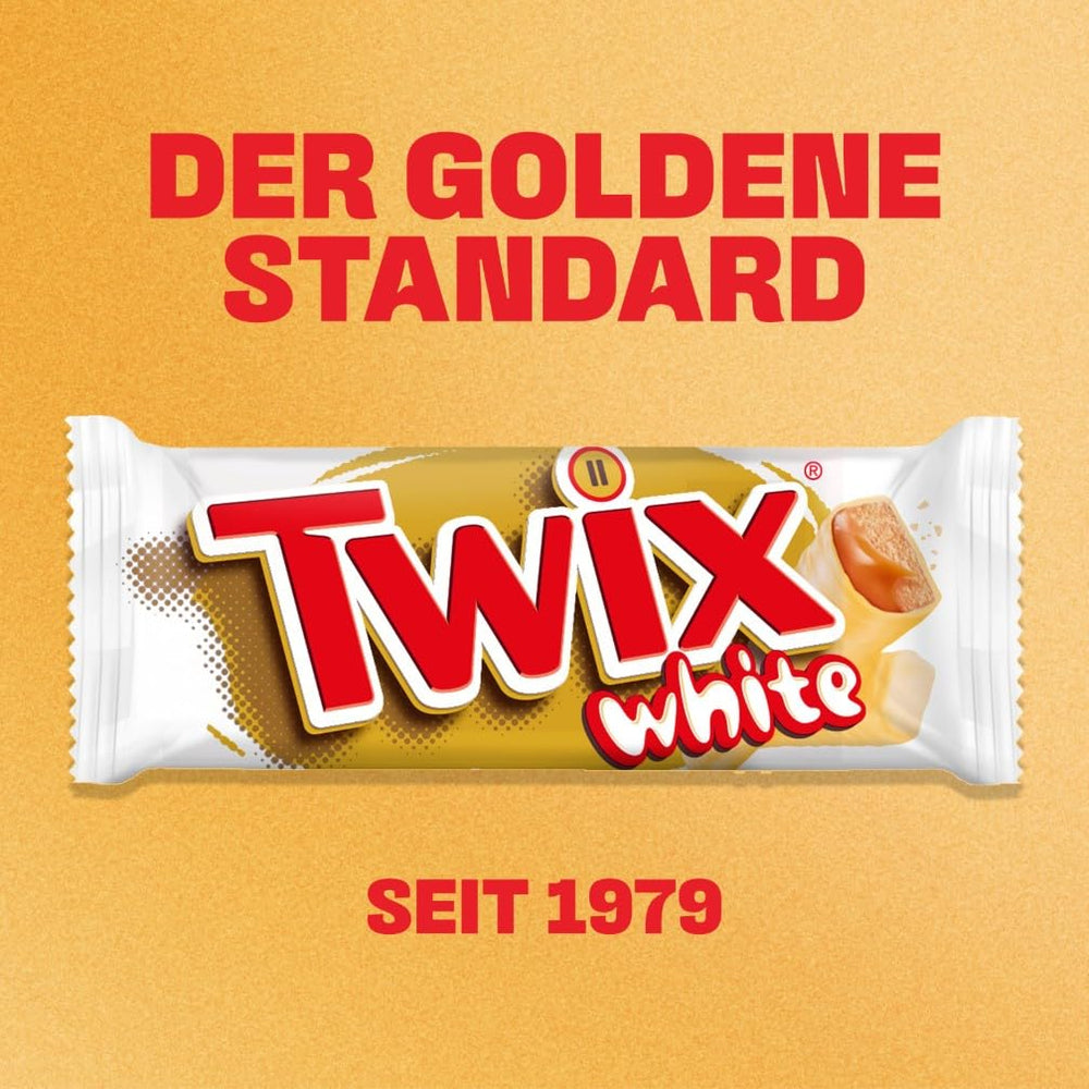 Twix tabliczki białej czekolady; karmel, ciastka, biała czekolada; wielokrotne opakowanie czekoladek; 5 batonów (5 x 46 g)