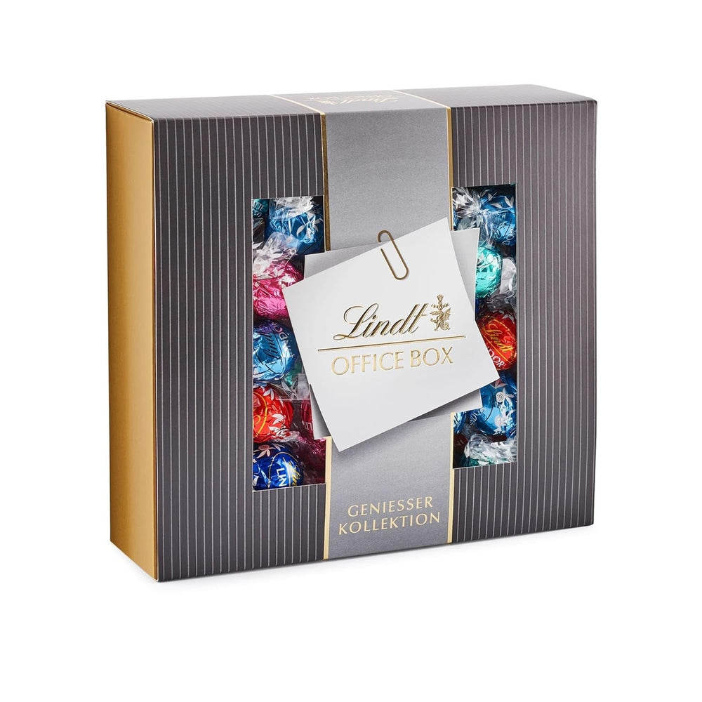Lindt Chocolate LINDOR Home Office Box, różne ilości i modele Cukierki czekoladowe Naty Shop 930 gramów Home Office
