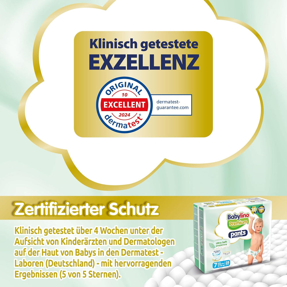 Spodnie Premium, rozmiar 7, filtr Ultra Soft, XL Plus (15-25 kg), 28 sztuk