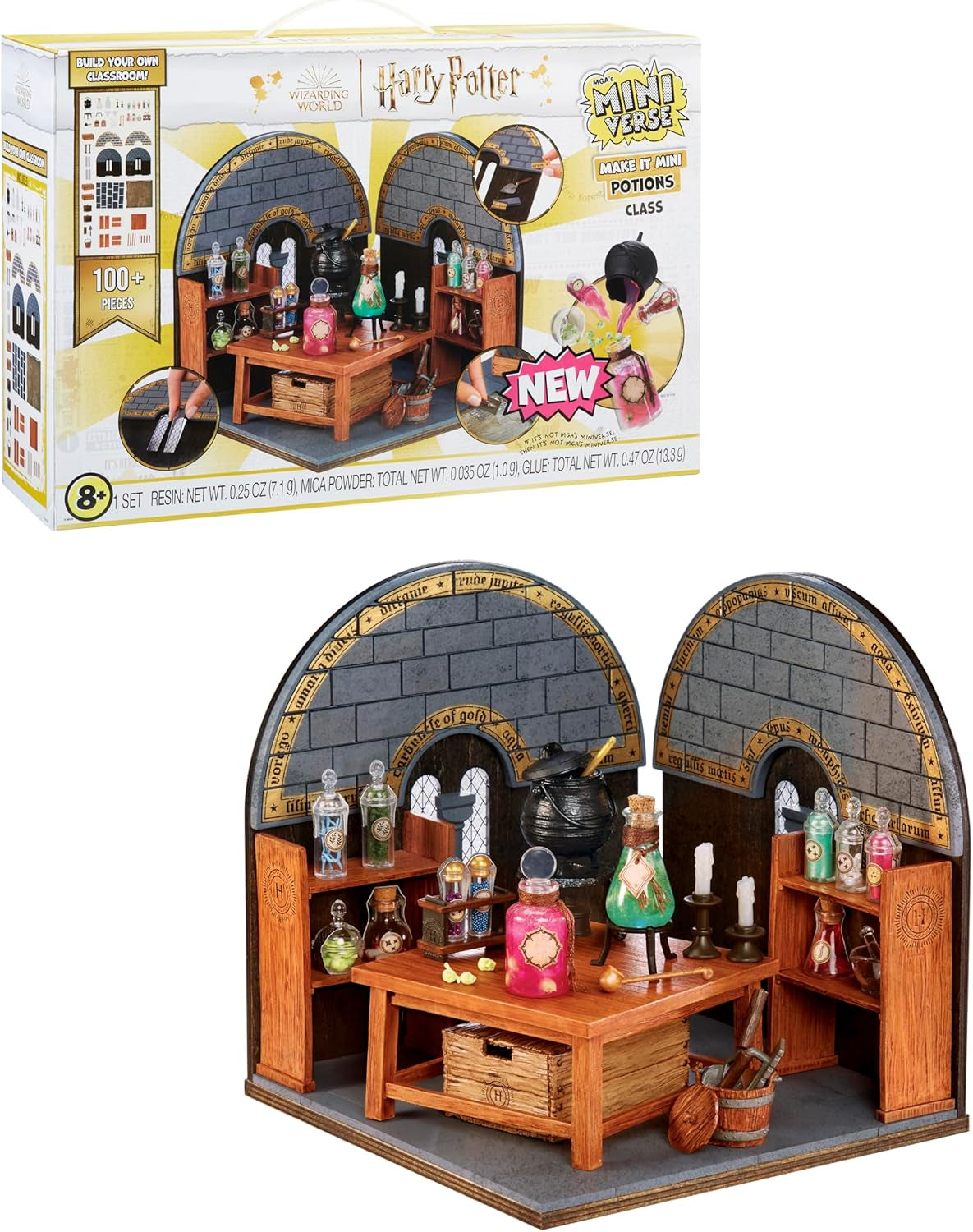 Miniverse MGA Make It Mini Honeydukes Trolley – Harry Potter Mini-Sammlerstücke, 50+ Teile, Kunstharz-Bastelspiel, Nachgebildete Lebensmittel, Für Sammler & Kinder ab 8, Nicht ESSBAR