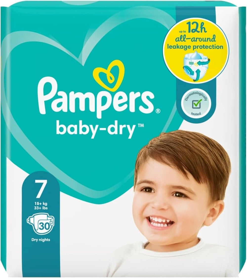 Pieluszki Pampers 81657566 Spodnie Baby-Dry, białe