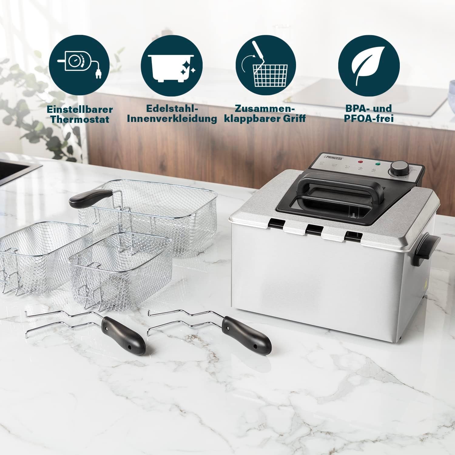 Frytkownica Princess, różne rozmiary Sprzęt AGD Naty Shop