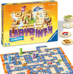 Ravensburger Children's Game 20847 - Junior Labirynt - Klasyka rodzinna dla małych dzieci, gra dla dzieci w wieku 4+ - Gra planszowa Odpowiednia dla 2-4 graczy, edycja Junior