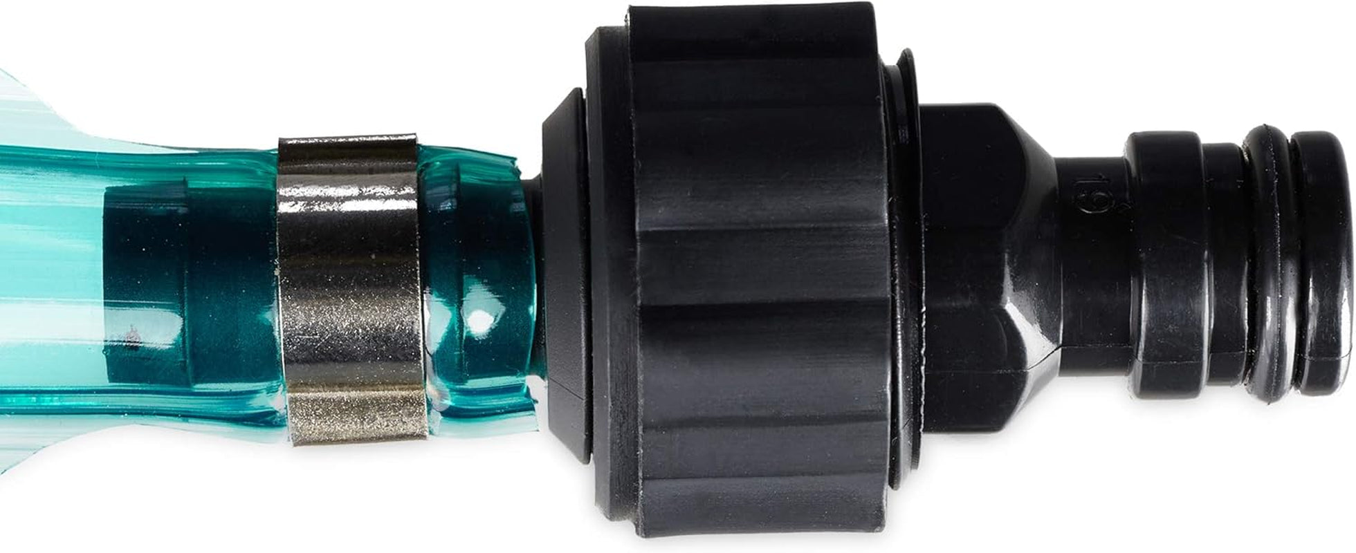 Furtun de irigare Relaxdays, furtun plat pentru grădină, cu orificii, gata de conectare, 8 metri, verde, 1 bucată, plastic