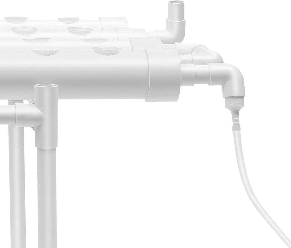 Hydroponika Pionowa 1 warstwa 36 pozycji Wieża hydroponiczna 3,5 x 4,5 cm Kosz hydroponiczny Ogród Pionowe pudełko do uprawy Kompletny zestaw Eksperyment hydroponiczny