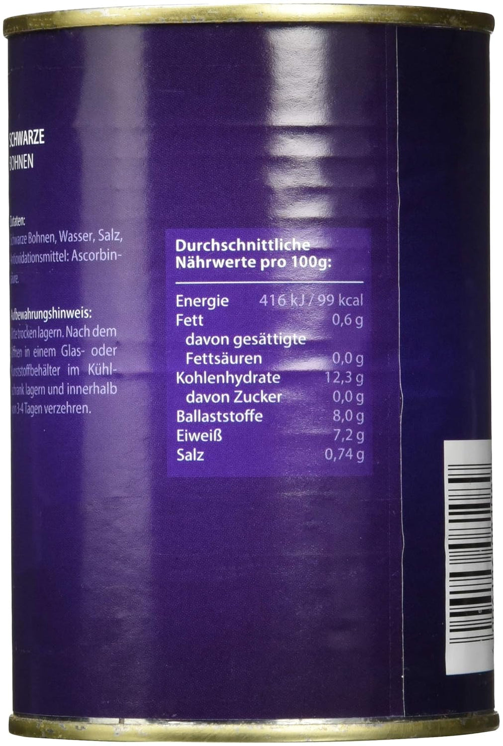Czarna fasola, opakowanie 12 szt. (12 x 425 ml)