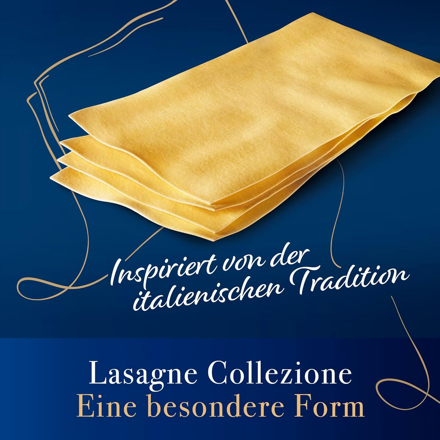Barilla Collezione Lasagne Makaron z pszenicy durum, zawsze al dente, 500g