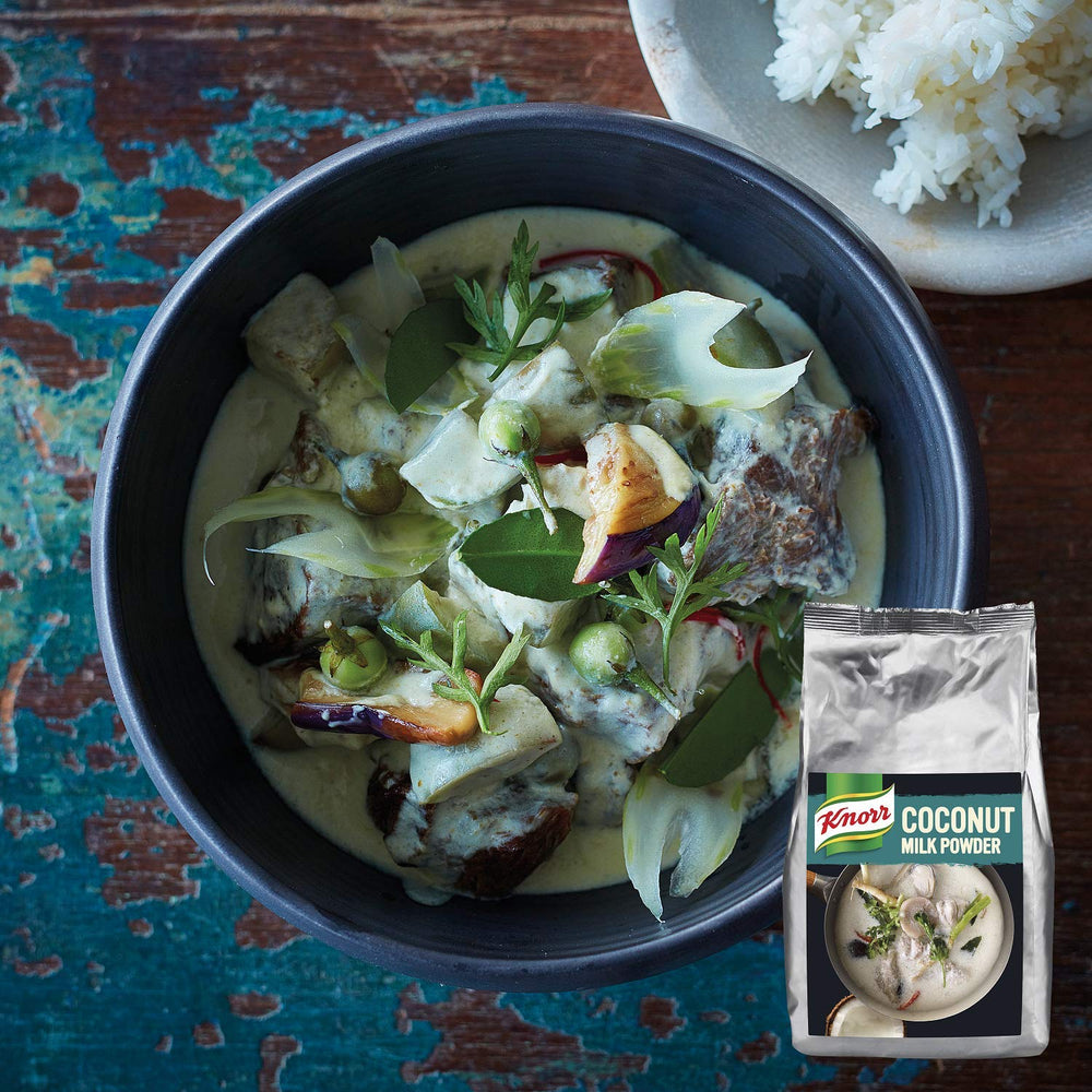 Knorr Kokosmilch Pulver (Mleko w proszku aus 20 frischen Kokosnüssen, ergibt 6,6 litra Kokosmilch) 1er Pack (1 x 1 kg)