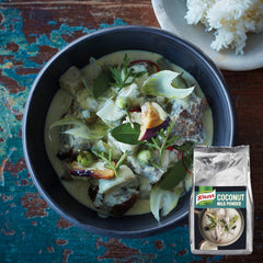 Knorr Kokosmilch Pulver (Mleko w proszku aus 20 frischen Kokosnüssen, ergibt 6,6 litra Kokosmilch) 1er Pack (1 x 1 kg)