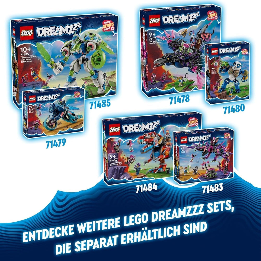 LEGO Dreamzzz 3 w 1 Zwierzęta Izzie Dream, magiczne jajko z minifigurkami Izzy'ego i Dizzy'ego oraz figurkami zwierząt, zestaw fantasy, prezent dla dziewcząt i chłopców w wieku 8 lat 71481 Zestawy do budowania Besuche w sklepie LEGO