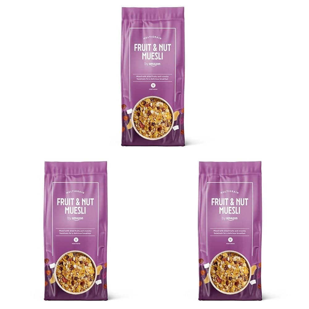 Muesli cu fructe și nuci de la Amazon, 750g