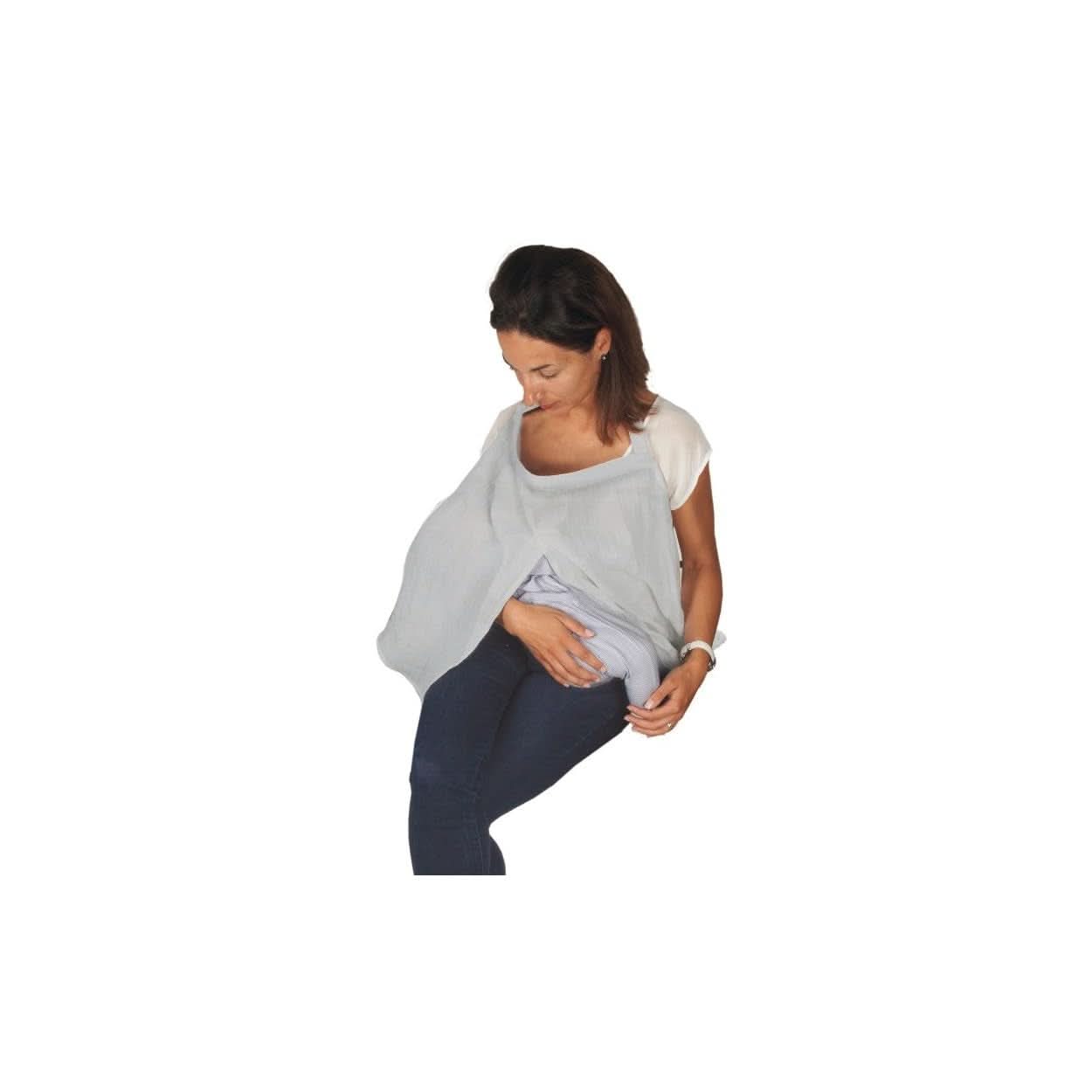 Ręcznik do karmienia, biały Żywność dla niemowląt i akcesoria do karmienia piersią Naty Shop szary