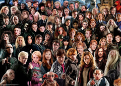 Ravensburger Harry Potter 1000 Piece Puzzle 12000457 - Ponad 70 postaci z czarodziejskiego świata Hogwartu w jednej układance dla dorosłych i dzieci w wieku powyżej 14 lat Puzzle Naty Shop Motyw Harry'ego Pottera