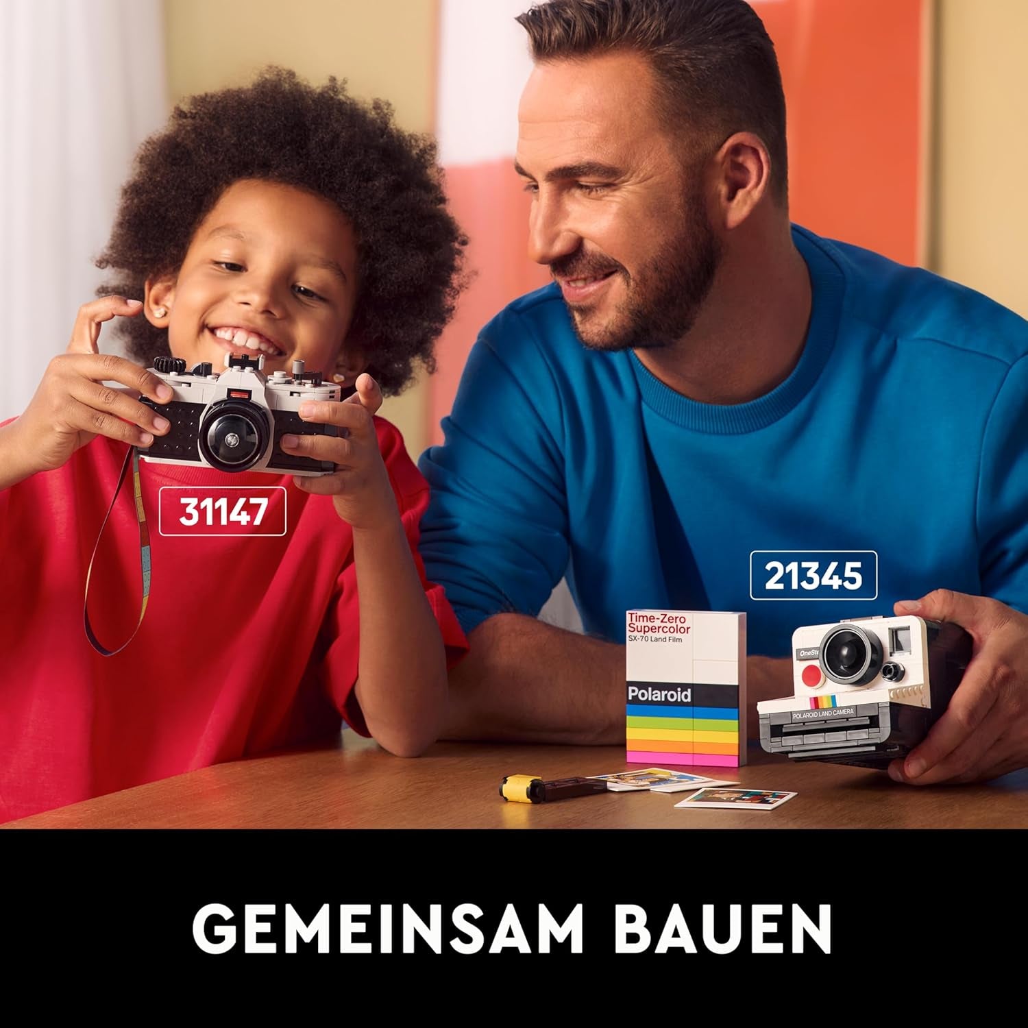 LEGO Creator Zabawka z aparatem retro 3 w 1, kamera, telewizor, dekoracje na biurko dla dzieci lub akcesoria do sypialni, prezenty fotograficzne dla dziewcząt i chłopców w wieku 8 lat 31147 Zestawy do budowania Kup w sklepie LEGO