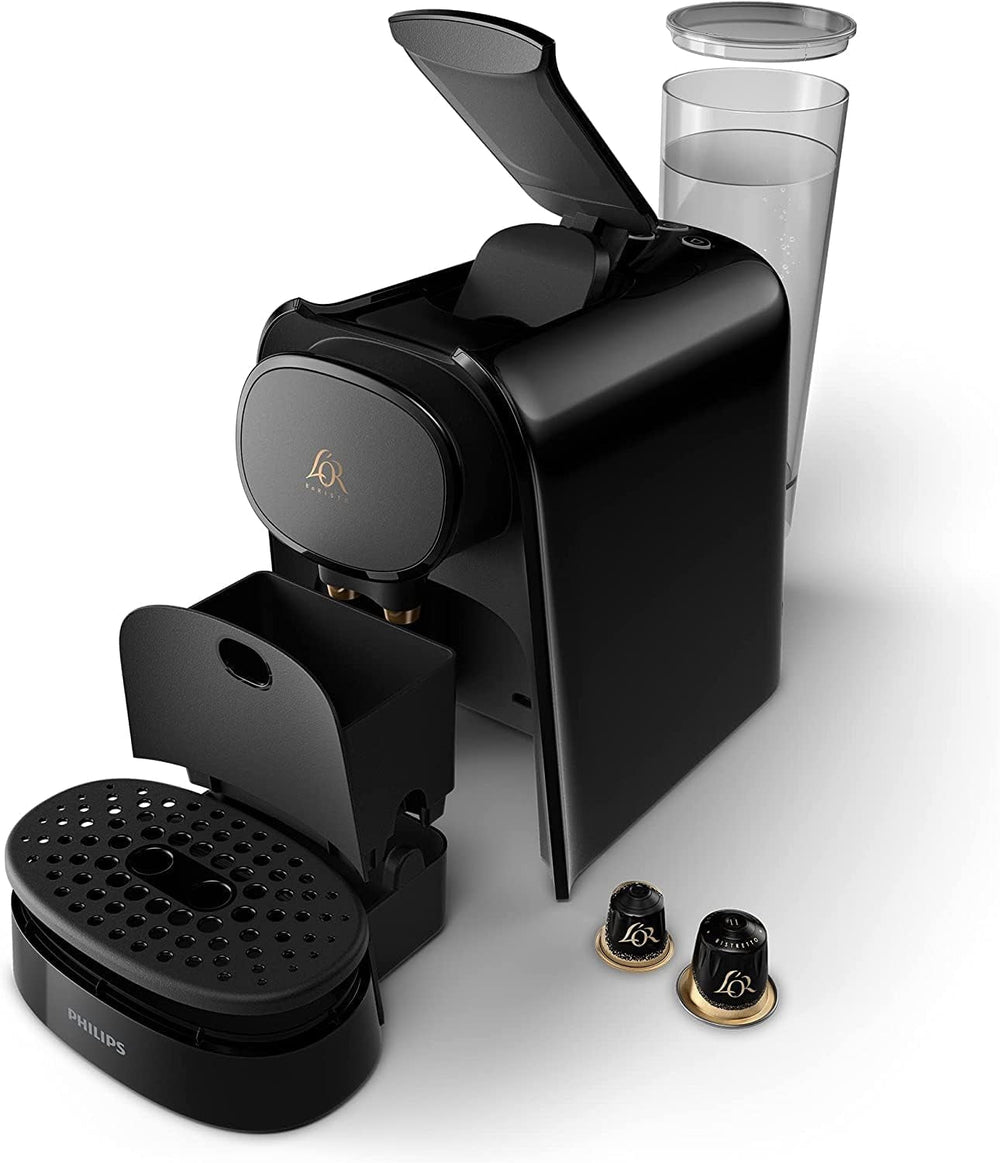 Espressor cu capsule PHILIPS LM8012/60 - Două doze, dublă plăcere, 1 sau 2 cești, Ristretto, Espresso, Lungo sau Grand Café Long, capsulă dublă, calitate autentică a espresso-ului, negru pian