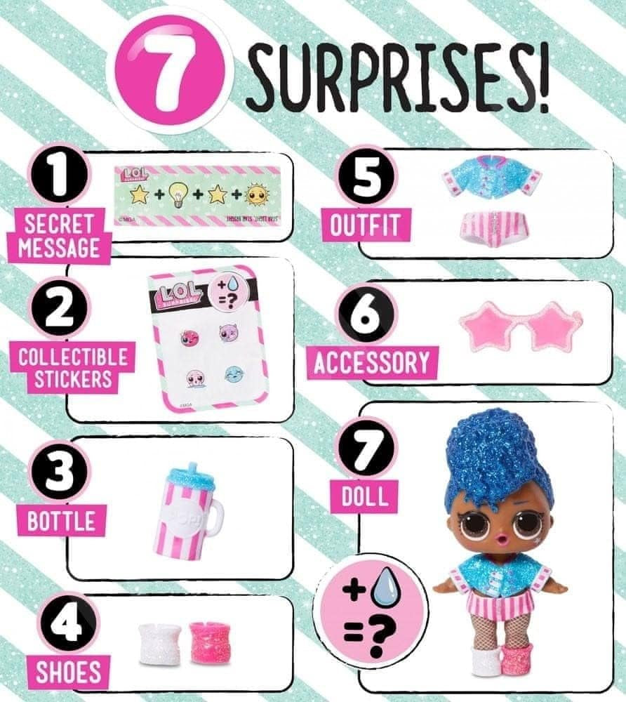 LOL Surprise Glitzer Serie - Glitzer-Puppen im 12er-Pack - 80+ Überraschungen mit Puppen, Outfits, Accessoires und mehr - Spielzeug mit Wasserüberraschung - Für Mädchen und Jungen ab 4 Jahren